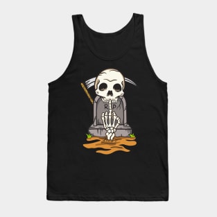 skull grave Tank Top